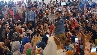 Sandiaga Meminta Relawan Kampanye Bisa Pecahkan Rekor Muri