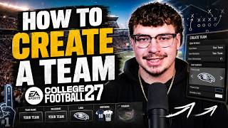 How to Create a Team with Team Builder on College Football 27