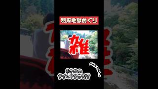 地獄めぐりで早速ハプニング😱⁉【ちびげらもん切り抜き】#shorts #ちびげらもん #旅行vlog #別府 #地獄めぐり #切り抜き