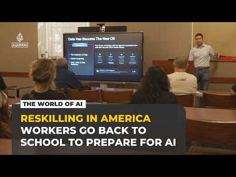 US workers head back to school to reskill as AI reshapes the job market