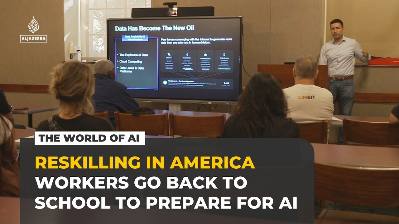 US workers head back to school to reskill as AI reshapes the job market