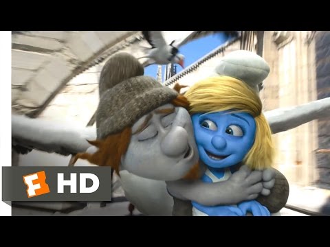 The Smurfs 2 (2013) - Paris Stork Race Scene (5/10) | Movieclips