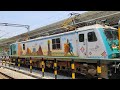 Tamilnadu Tourism Advertisement On Locomotive Of INDIAN RAILWAYS Chennai Banglore Double Decker Ex