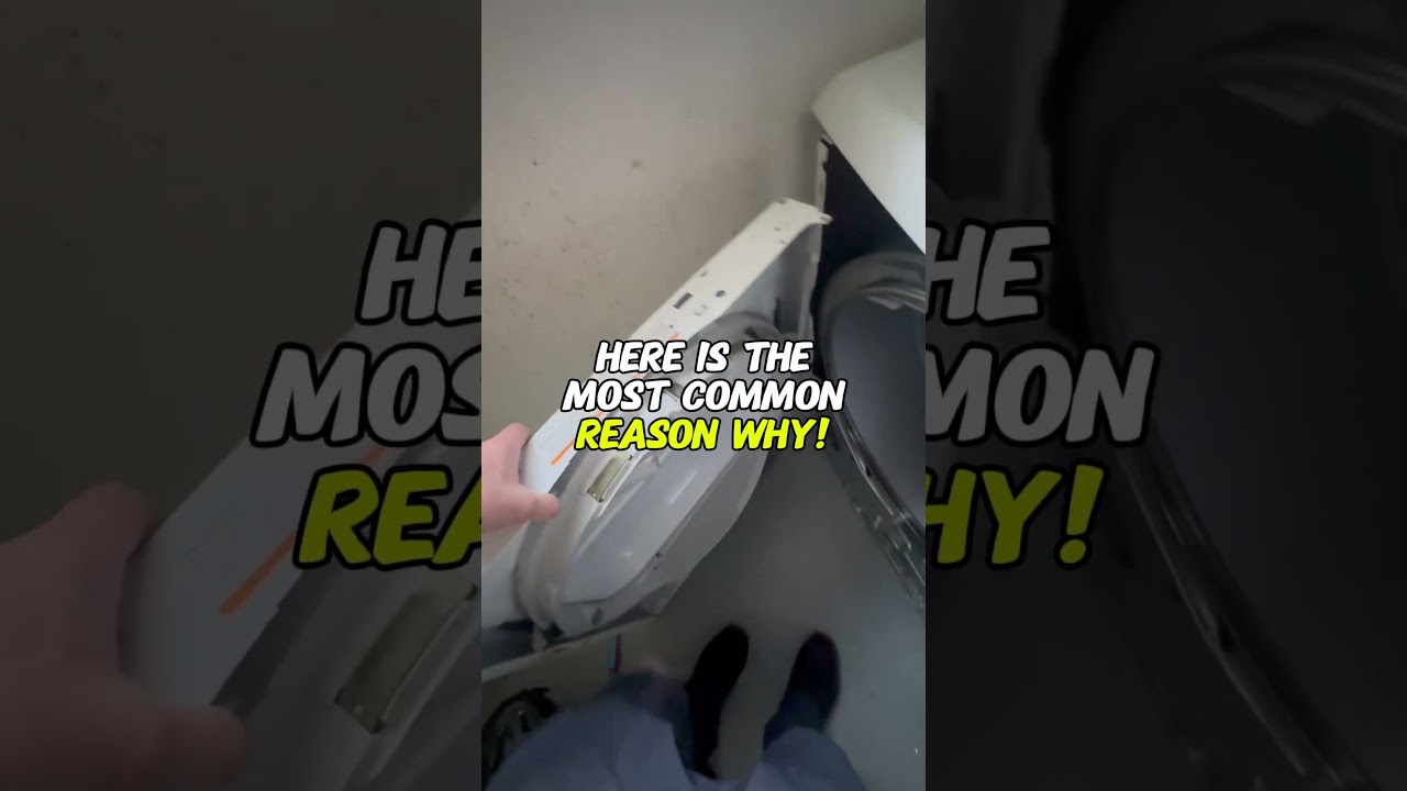 GE Dryer Won’t Heat? Check This! #ge #appliances #dryer