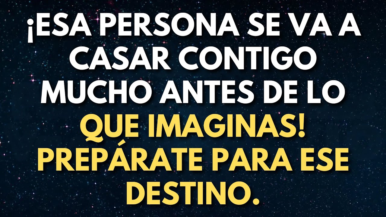 mensaje de los angeles para hoy: ¡Esa persona se va a casar contigo mucho antes de lo que imaginas!