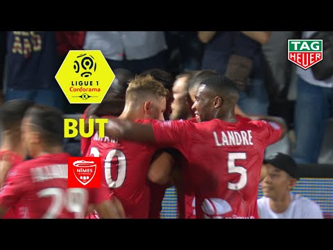 But Denis BOUANGA (34') / Nîmes Olympique - Olympique de Marseille (3-1)  (NIMES-OM)/ 2018-19