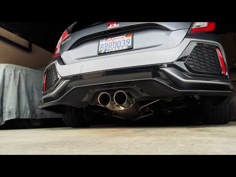 2018 Honda Civic Hatchback - GReddy Supreme SP Exhaust Cold Start