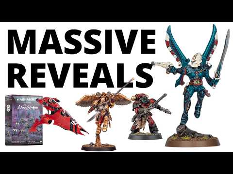 MASSIVE Reveals for Warhammer 40K - Chaos Marines, Aeldari, Custodes and More!