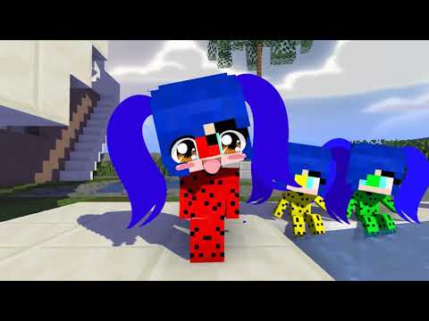 MONSTER SCHOOL :THE LADY BUG SISTERS CHICKEN WING EDITION  - MINECRAFT ANIMATION