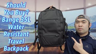 Should You Buy? Bange 35L Water Resistant Travel Backpack