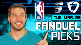 FanDuel NBA DFS Lineup Picks Today (3/26/24) | NBA DFS ConTENders