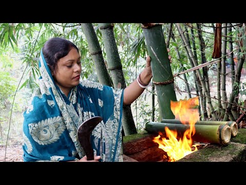 Amazing Preparation of Bamboo Chicken ll Best Bamboo Chicken Recipe Santali Style