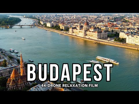 Budapest 4k Drone- Scenic Relaxation Film with Calming Music