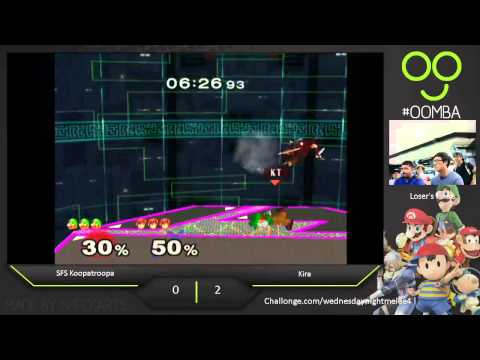 WNMO 4 Losers Finals - SFS KoopaTroopa (Mario) vs Kira (Sheik) - SSBM