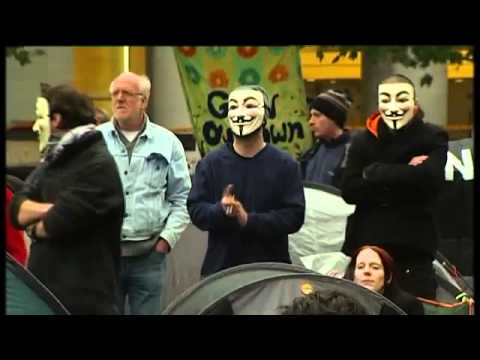 2012-01-12 - 3NEWS - V FOR VENDETTA AUTHOR ALAN MOORE APPLAUDS OCCUPY PROTESTS Video