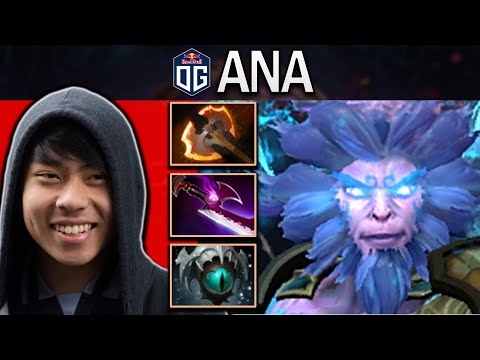 OG.ANA SMURF MONKEY KING WITH 27 KILLS & BATTLEFURY - DOTA 2 7.31 GAMEPLAY