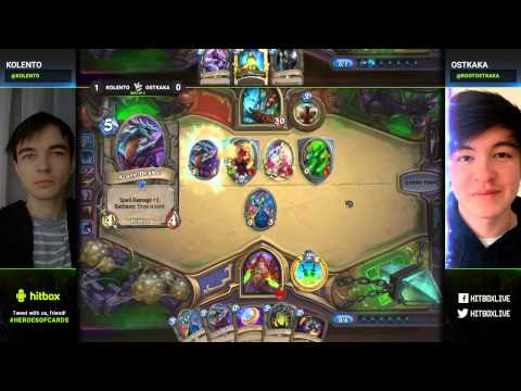 Kolento vs Ostkaka - Heroes of Cards #2 - Hearthstone