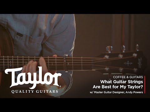 What Guitar Strings Are Best for My Taylor? | Coffee & Guitars w/ Andy Powers