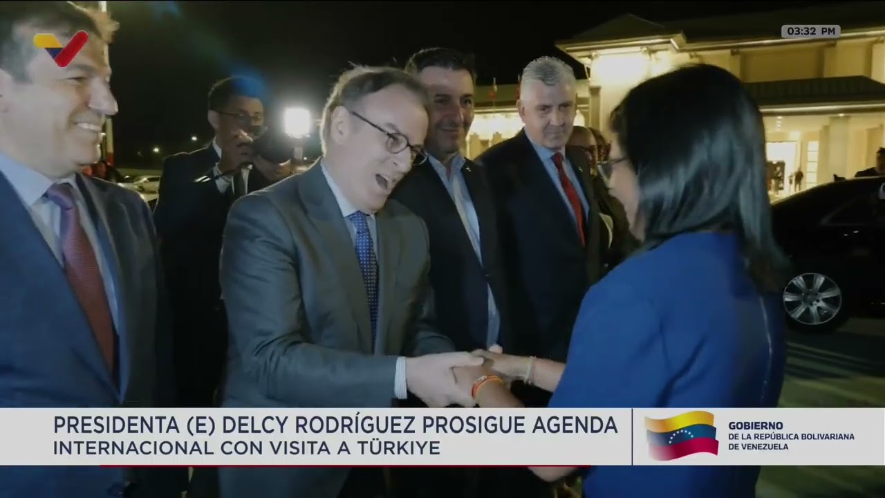 Delcy Rodríguez inicia visita a Turquía / Türkiye este 7 de junio de 2026