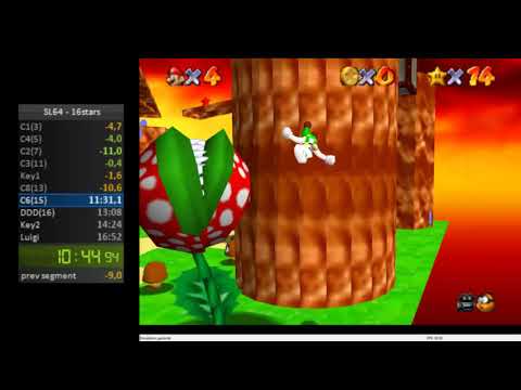 SL64 16star speedrun in 15:56 [PB]