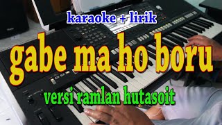Download lagu GABE MA HO BORU [KARAOKE] VICTOR HUTABARAT mp3