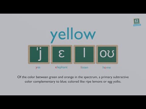 How to pronounce yellow ?