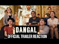 MaJeliv Reactions DANGAL Aamir Khan Official Trailer Reaction Family Love And Hard Work