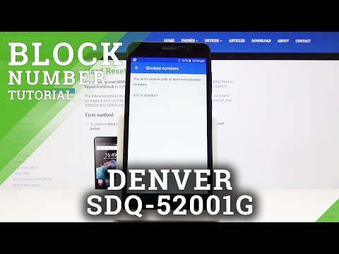 DENVER SDQ-52001G and Blacklist Creating - Block Number