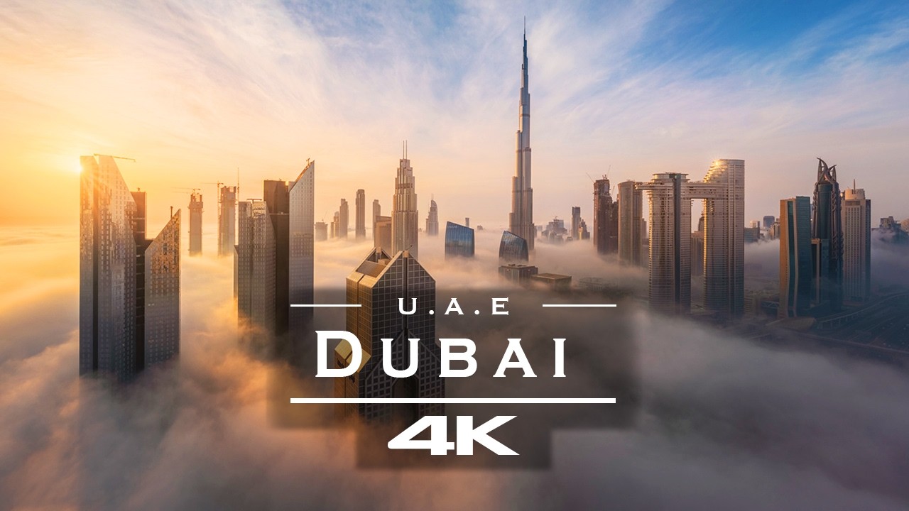 Dubai Above the Clouds 🇦🇪 | Stunning 4K Drone Film of the World's Most Futuristic Skyline