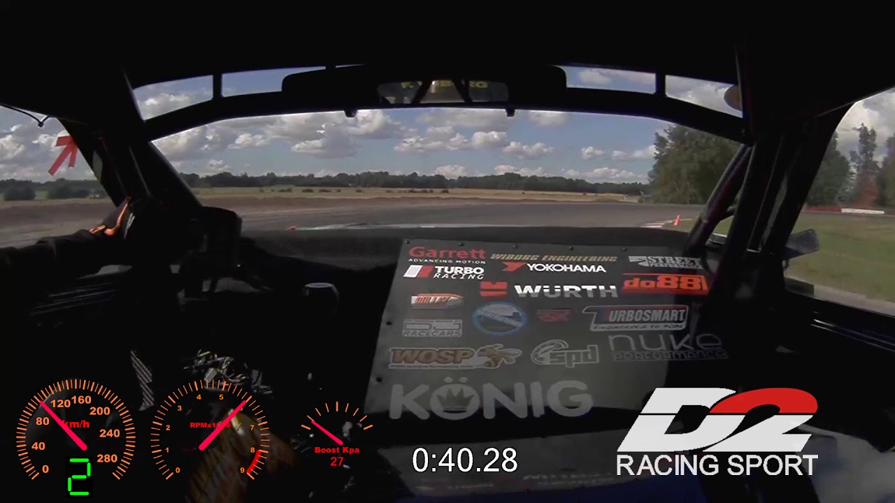 Wiborg Engineering Sub 1:10:00 at Mantorp with D2 Coilovers & D2 Brakes!