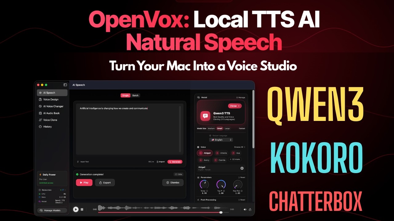 Own a Mac? Stop Paying Monthly for AI Voices!