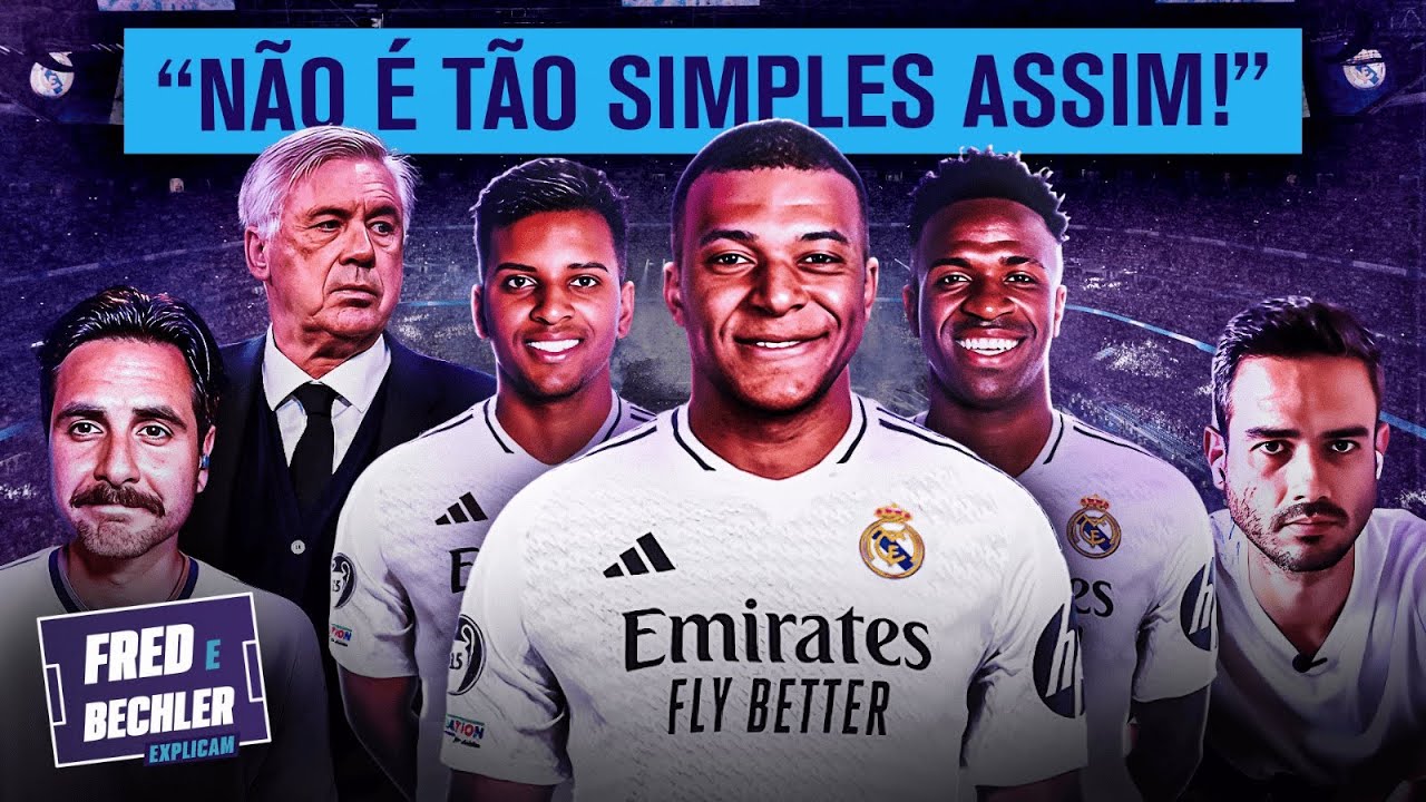COMO O REAL MADRID DEVE JOGAR COM O MBAPPÉ? | FRED E BECHLER EXPLICAM