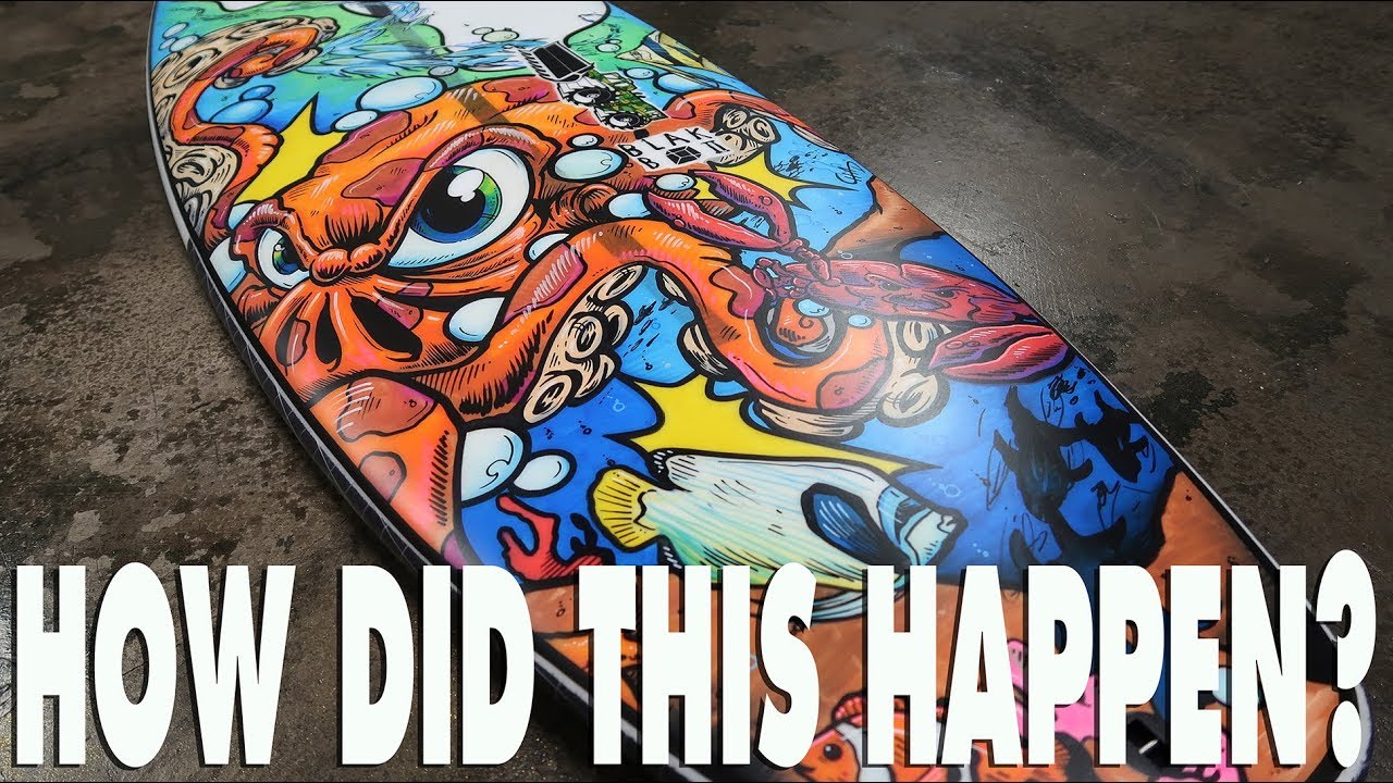 The Most Awesome Rad Surfboard Painting Like Ever
