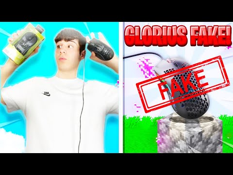 GLORIOUS MODEL D vs GLORIOUS FAKE nelle BEDWARS!