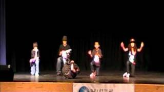 Kids from RHC Entertainment breakdancing  at the "Kids 4 Kids" Talent Show