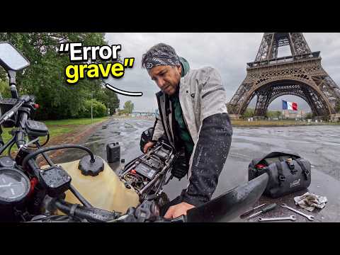 Mi MOTO no PRENDE en PARÍS, ESTOY SOLO en la CARRETERA y la COSA SE pone PEOR