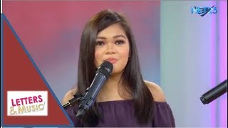 Janine Berdin promotes her debut single "Biyaya" (NET25 LETTERS AND MUSIC)