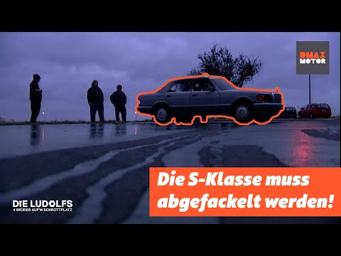 Mercedes flambé  | Die Ludolfs - 4 Brüder auf'm Schrottplatz