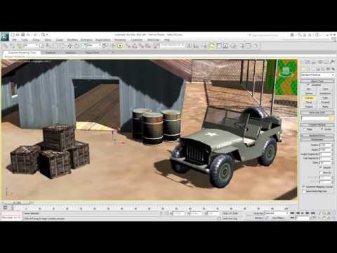 3ds Max - オブジェクトの作成 (3ds Max - Creating Objects)