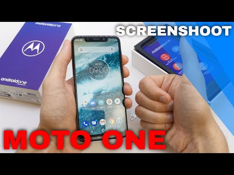 How to take screenshot in Motorola One