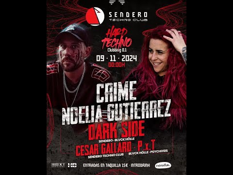 NOELIA GUTIERREZ | HARDGROOVE to HARDTECHNO MIX | SENDERO TECHNO CLUB