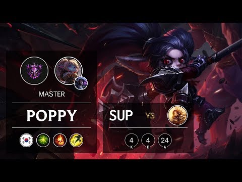 Poppy Support vs Leona - KR Master Patch 9.21