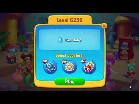 Fishdom 6256 Level - 20 moves - NO BooSTERS