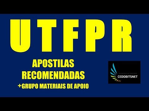 CONCURSO UTFPR APOSTILA CONCURSO PÚBLICO UNIVERSIDADE TECNOLÓGICA FEDERAL PARANÁ MATERIAIS GRATUITOS