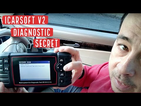 UK Mechatronic Expert GrooveOn Step-by-Step Guide: iCarsoft CR V2.0 Deep Test on Mercedes SL