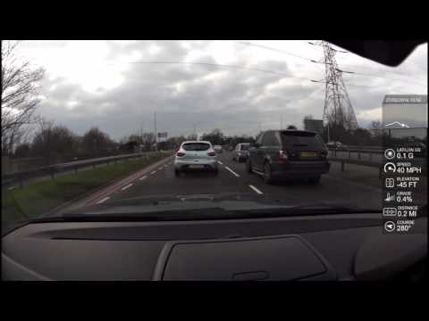 FE05 OOJ cuts in and gets a nasty undertake and brake check from T40 TVE for their trouble.