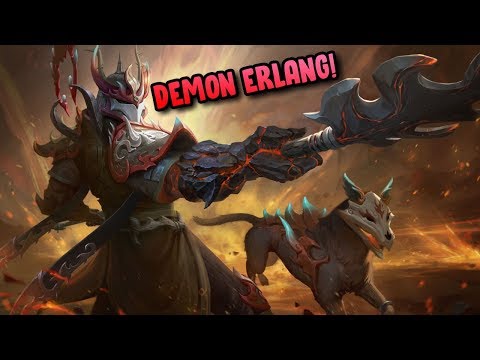 DEMON ERLANG IS MY NEW FAVORITE ERLANG SKIN! EPIC LOOKIN! - Masters Ranked Duel - SMITE