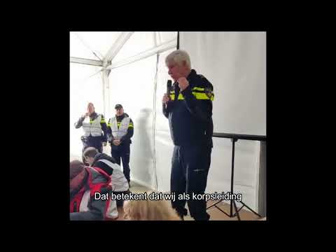 Toespraak korpschef Henk van Essen tijdens RVU-actie op 30 januari 2024