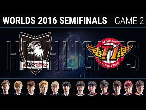 ROX vs SKT Game 2 Semi-final Highlights, S6 Worlds 2016 Semifinals, ROX Tigers vs SK Telecom T1 G2