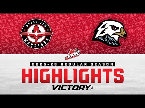 Moose Jaw Warriors at Portland Winterhawks 01/13 | WHL Highlights 2025-26